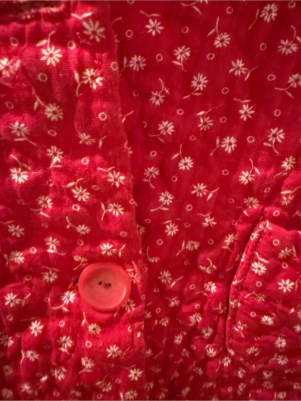 2 Vintage 1970s bathrobes, Set of 2, Handmade, girls size 4-6. Blue and red